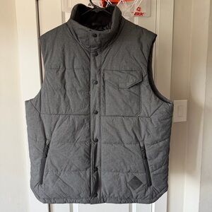 The North Face Men's Patricks Point Puffer Vest Charcoal Quilted Size L